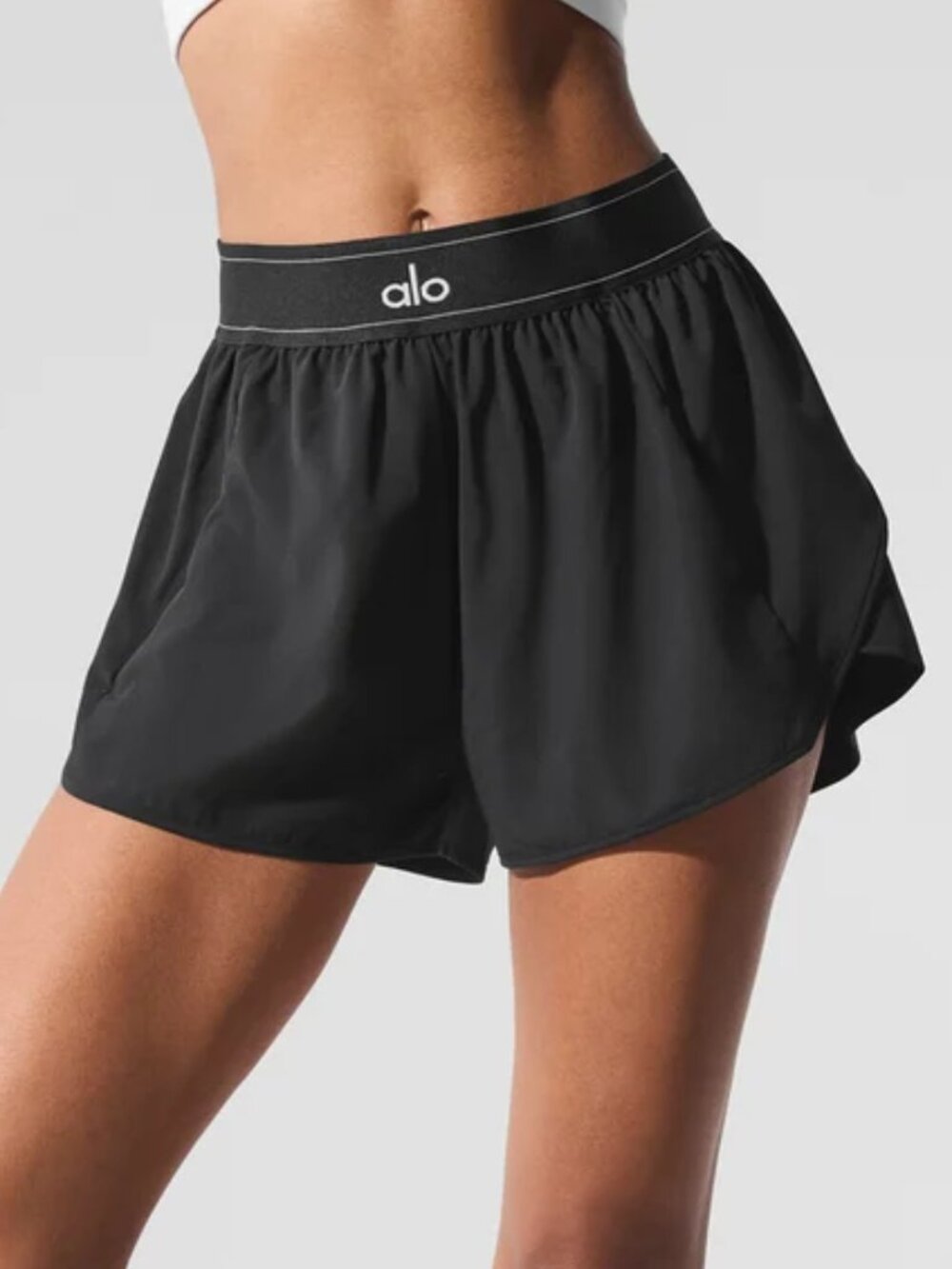 Alo Yoga Lightweight Tennis Shorts Match Point Short Black🖤